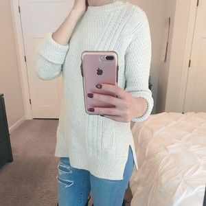 Cream knit sweater